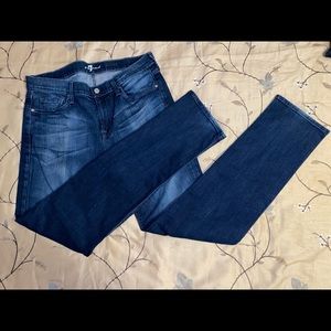 7 for all man kind Jeans 34x32 slim straight